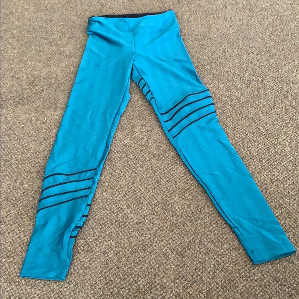 Teal leggings